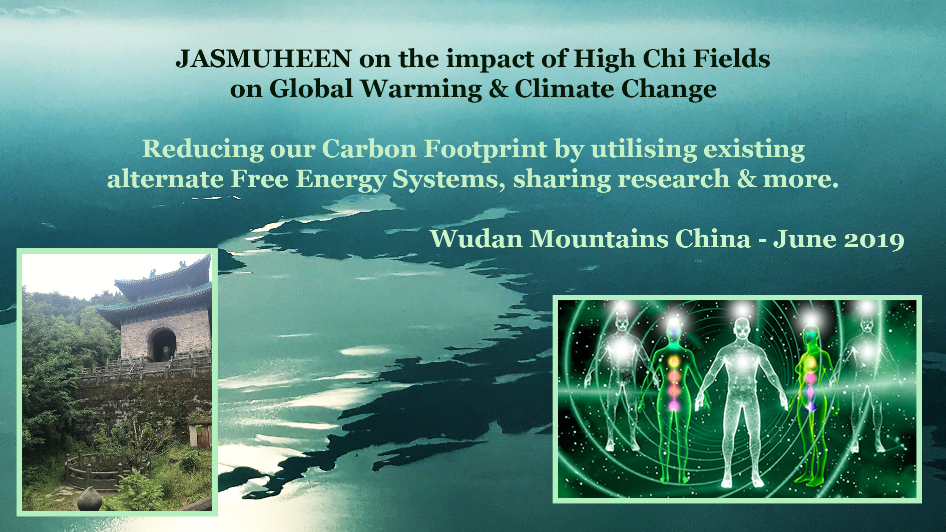 Jasmuheen in China on Global Resources and High Chi Fields